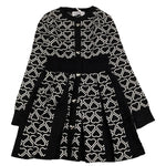 HATE LOVE abito tinta unita con fantasia cuori Nero per Bambina OJDR00343 NERO HATE LOVE 