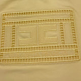 Elisabetta Franchi T-Shirt Girocollo Tinta Unita con Stampa Traforata per Neonata EGTS096N GIALLO ELISABETTA FRANCHI 