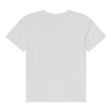 K-Way T-Shirt Girocollo tinta unita Cn Logo Bianco per Bambino K4114WWXXX BIANCO K-WAY 