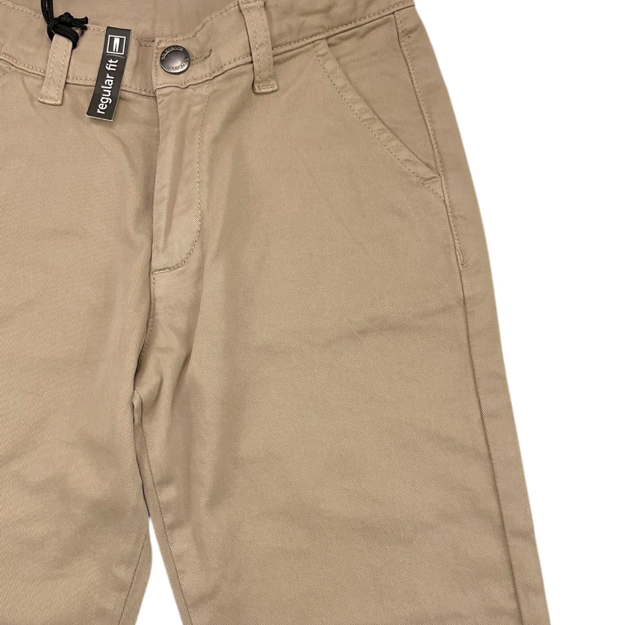 SARABANDA pantalone tinta unita con girovita regolabile Sabbia per Bambino A165 SABBIA SARABANDA 