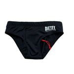 Diesel Costume Modello Slip Tinta Unita con Logo per Bambino J02295 NERO DIESEL 