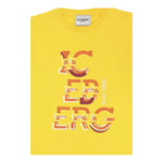 Iceberg T-Shirt Girocollo Tinta Unita per Bambino TSICE5116J GIALLO ICEBERG 
