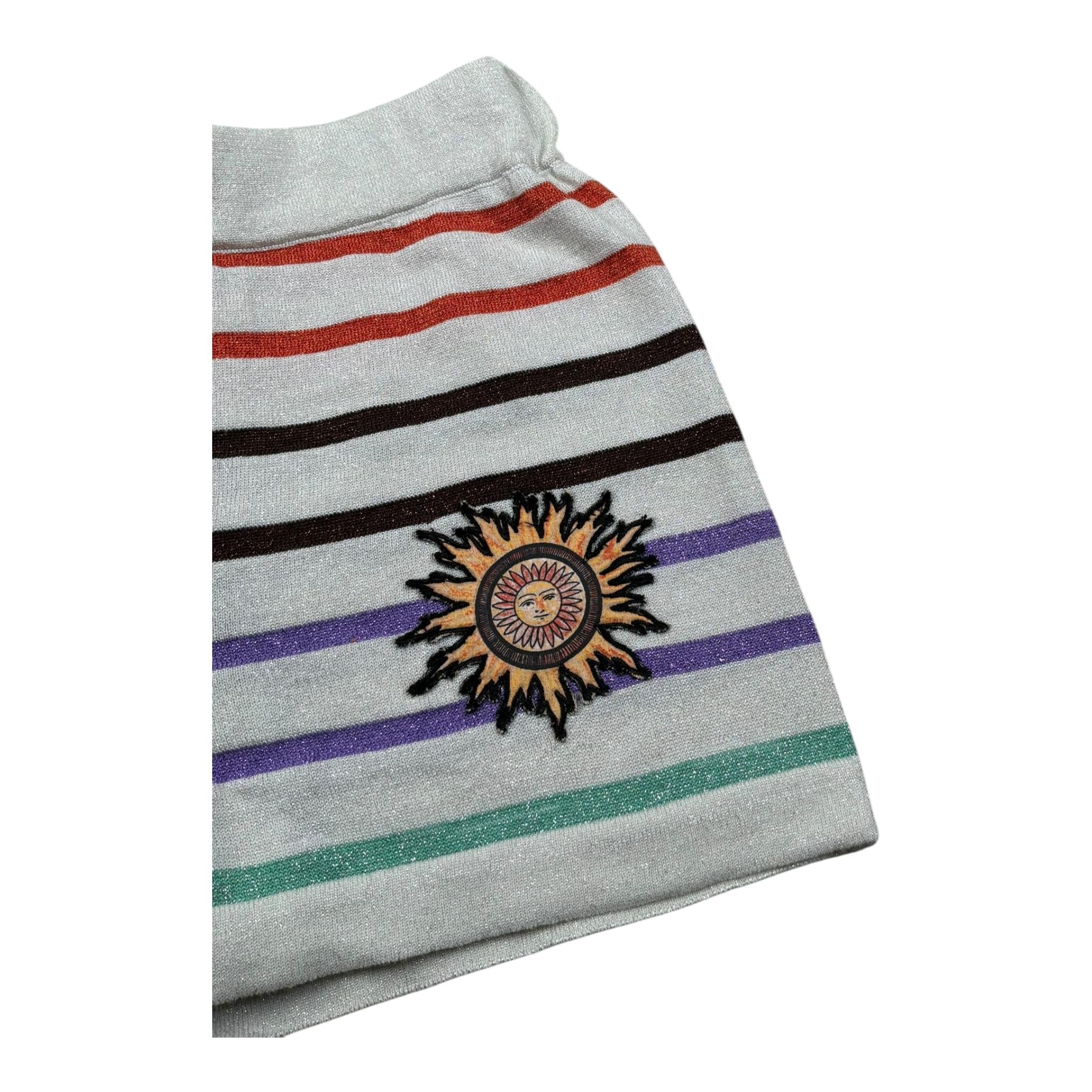 Just Cavalli Short Fantasia A Righe Lurex per Bambina JGP26095SH PANNA JUST CAVALLI 