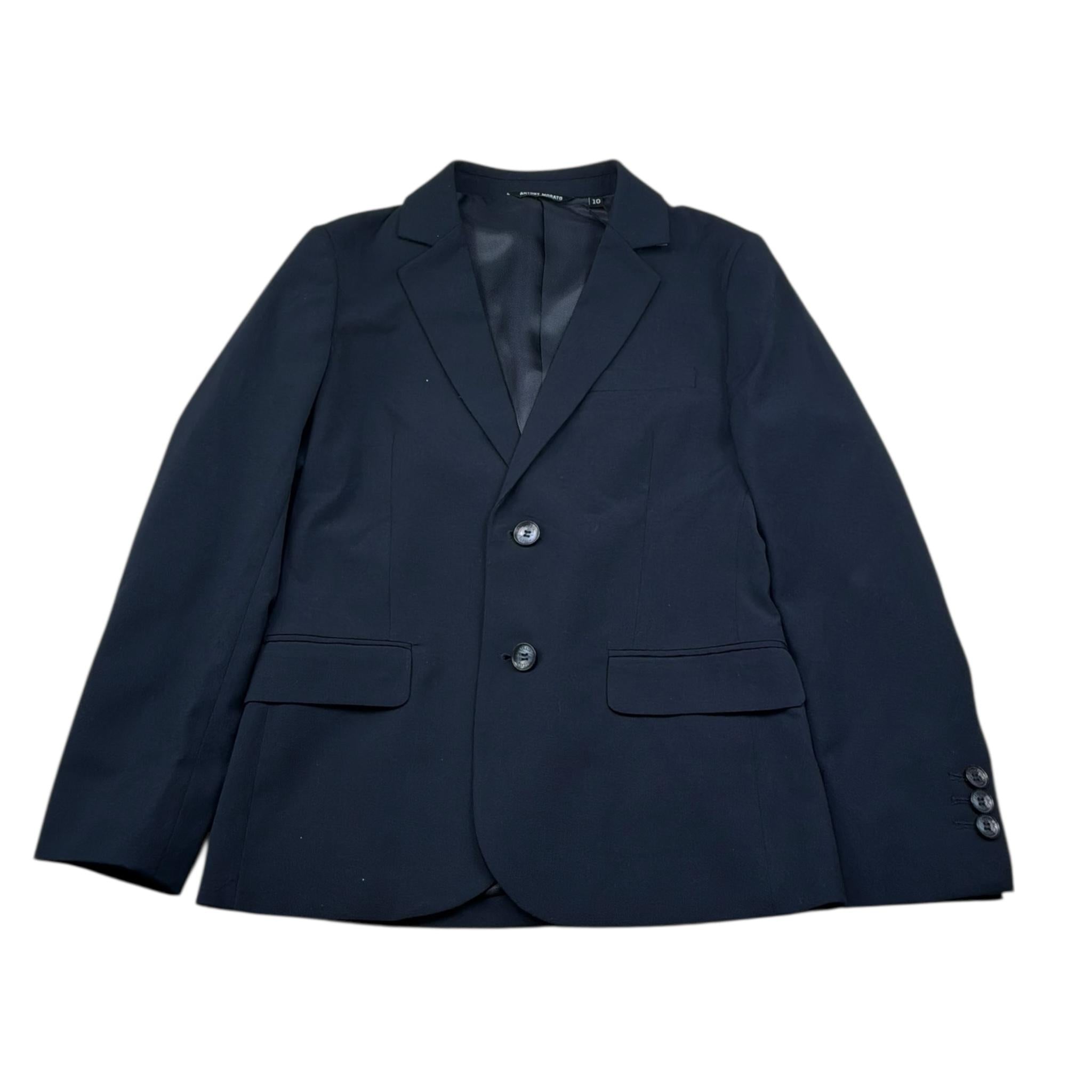 Antony Morato Giacca Tinta Unita con Bottoni per Bambino MKJS00018X BLU ANTONY MORATO 