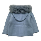 MAC ILUSIO'N cardigan tinta unita con cappuccio Azzurro per Neonata 9498H AZZURRO MAC ILUSIO'N 