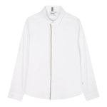Boss Camicia Manica Lunga Tinta Unita con Logo per Bambino J52010 BIANCO BOSS 