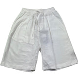 Paolo Pecora Bermuda Tinta Unita con Elastico In Vita per Bambino PP4217 BIANCO PAOLO PECORA 