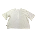 Petit Indi Polo Mezza Manica Girocollo Tinta Unita  per Bambino SS25BK7120 BIANCO PETIT INDI 