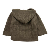 MAC ILUSIO'N cardigan tinta unita con cappuccio Marrone per Neonato 9091 MARRONE MAC ILUSIO'N 