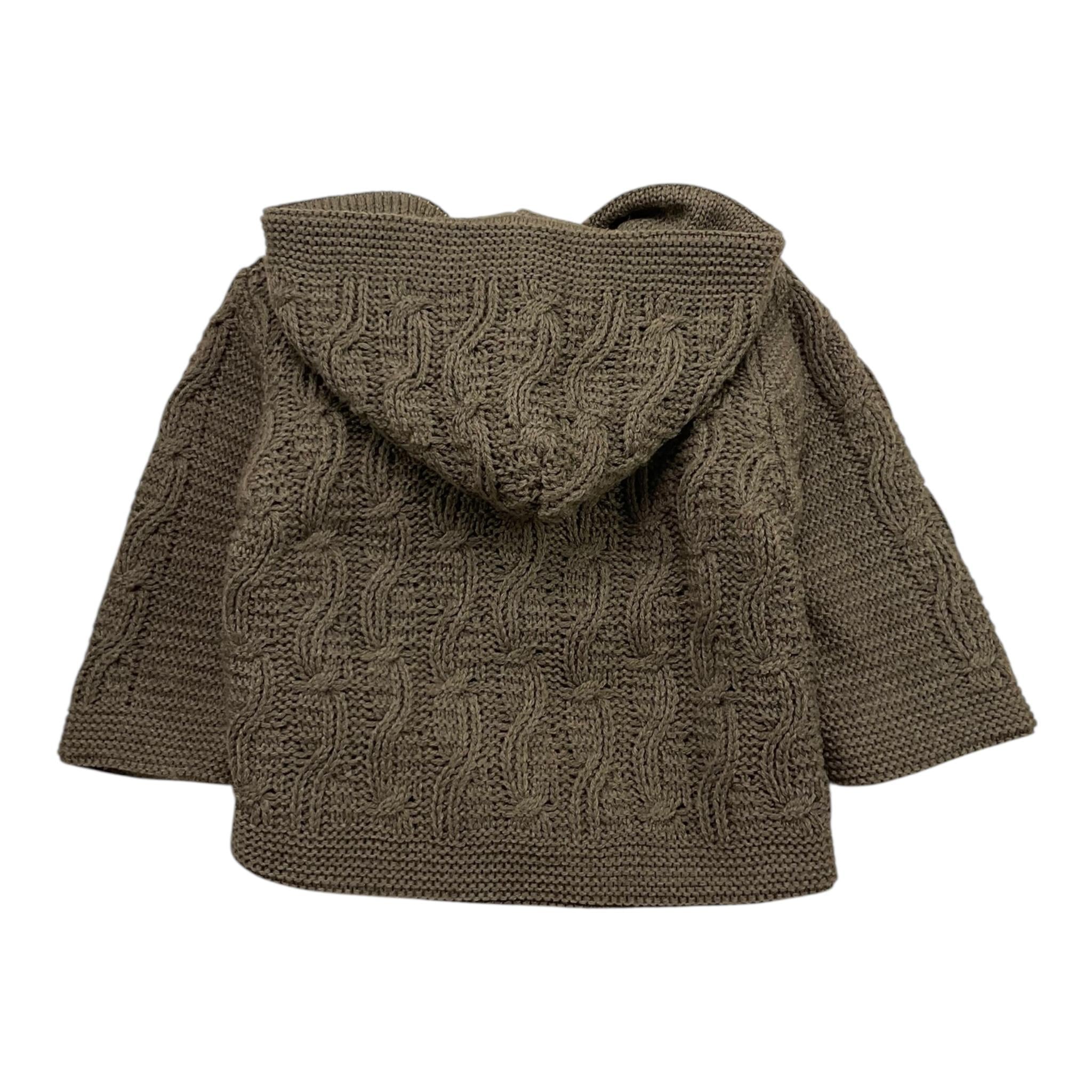 MAC ILUSIO'N cardigan tinta unita con cappuccio Marrone per Neonato 9091 MARRONE MAC ILUSIO'N 