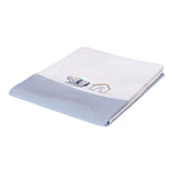 Mayoral Coperta Bicolore con Stampa per Neonato 9397 BIANCO/BLU MAYORAL 