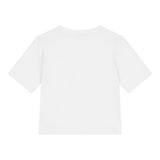 DOLCE & GABBANA t-shirt girocollo tinta unita con ricami Bianco per Bambina L5JTKT BIANCO DOLCE & GABBANA 