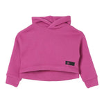 IL GUFO felpa chiusa con cappuccio tinta unita Rosa per Bambina A24MF272M0136 ROSA IL GUFO 