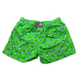 Saint Barth Costume Tinta Unita con Stampe per Bambino JEA0004034 VERDE SAINT BARTH 