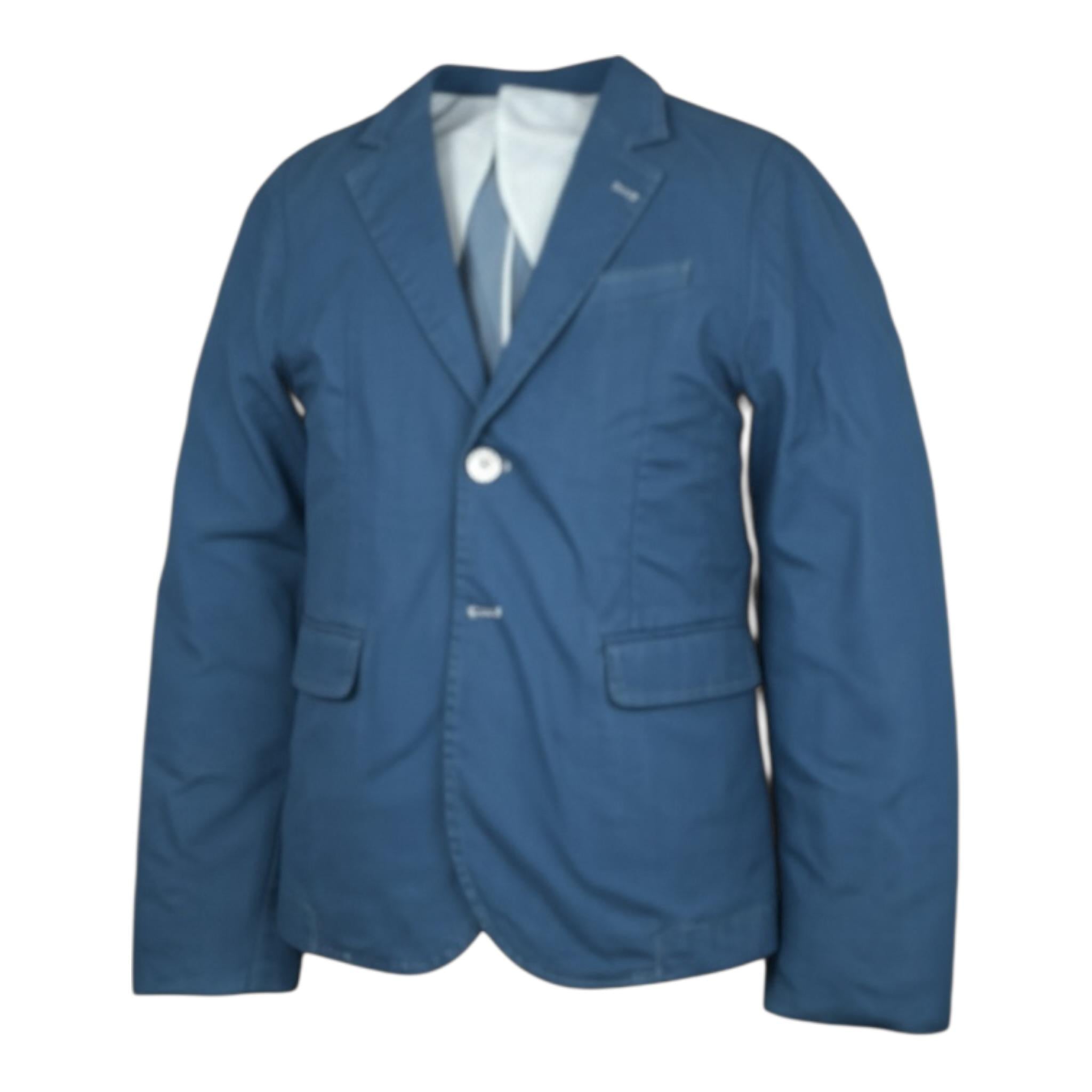 Emanuel Pris Giacca Tinta Unita con Bottoni per Bambino EGC1086R BLU EMANUEL PRIS 