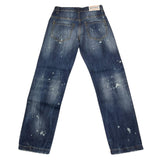 Bikkembergs Jeans Tinta Unita con Girovita Regolabile per Bambino BK3268 BLU BiKKEMBERGS 
