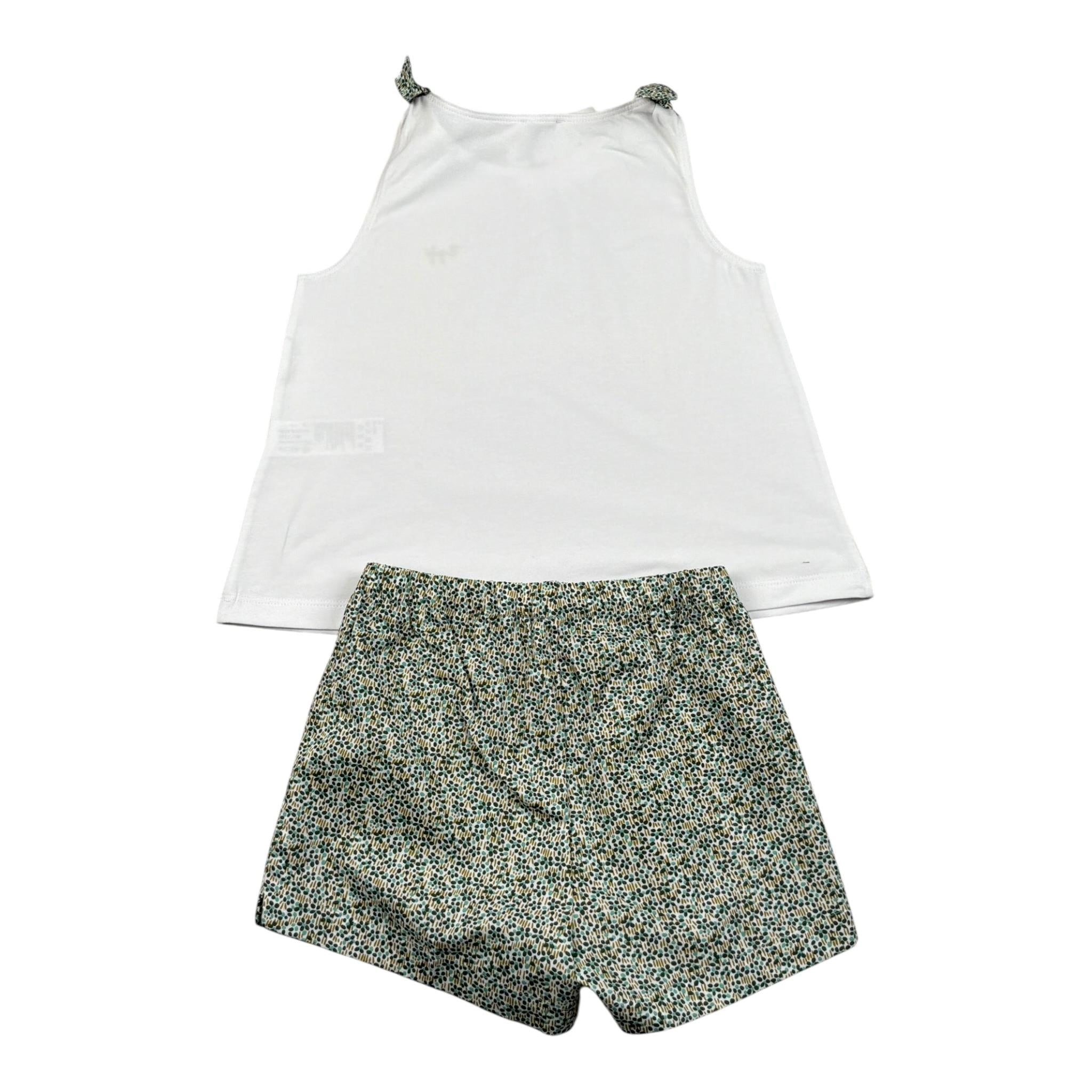 Il Gufo Completo 2 Pezzi Canotte-Culotte per Neonata P25DP528MF032X BIANCO IL GUFO 