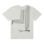Stella Mccartney T-Shirt Girocollo Tinta Unita con Stampa per Bambino TW8Q81 BIANCO STELLA McCARTNEY 