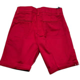 Manuel & Frank Bermuda Tinta Unita con Girovita Regolabile per Bambino MF2030B ROSSO MANUEL & FRANK 
