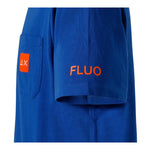 Sun68 T-Shirt Girocollo Tinta Unita con Logo per Bambino T33307 BLU SUN68 