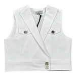 Gaelle Giacca Smanicata tinta unita Bianco per Bambina 2746JY00506 BIANCO GAELLE 