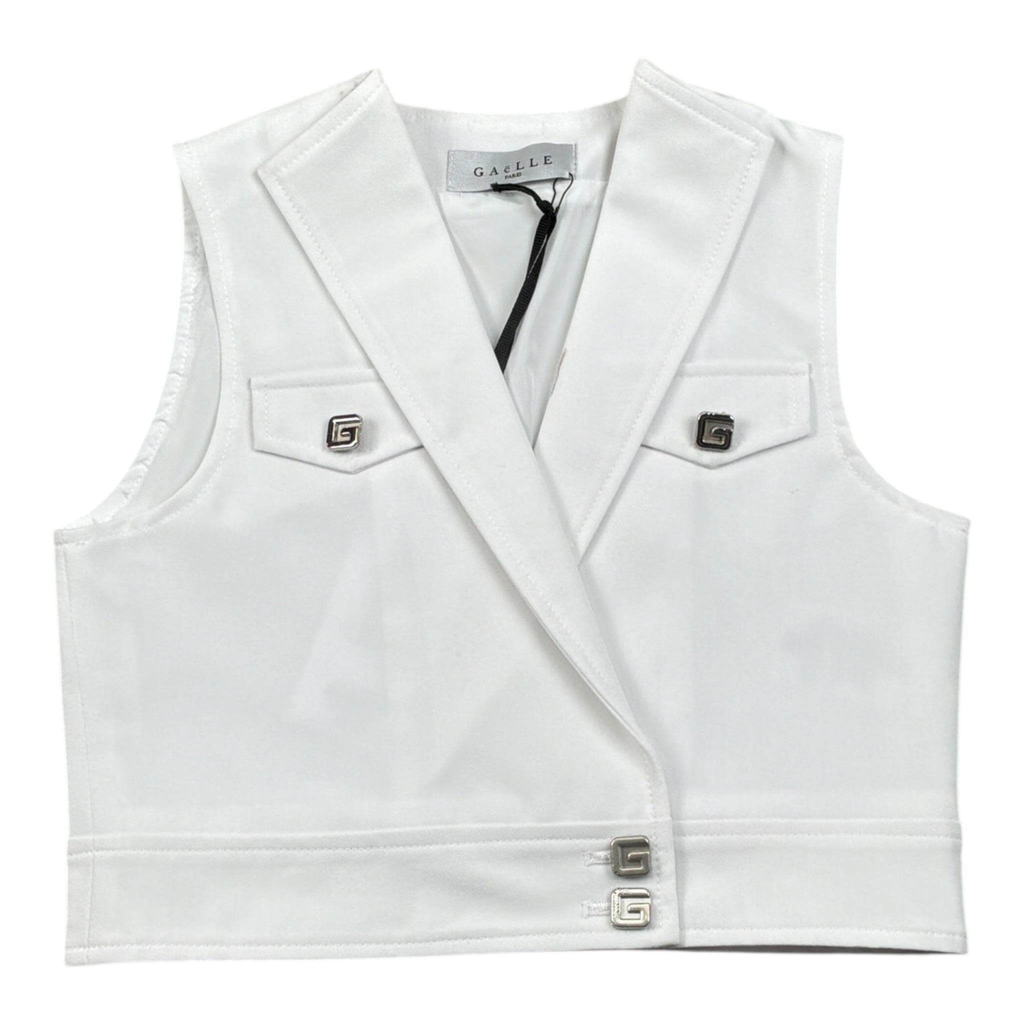 Gaelle Giacca Smanicata tinta unita Bianco per Bambina 2746JY00506 BIANCO GAELLE 