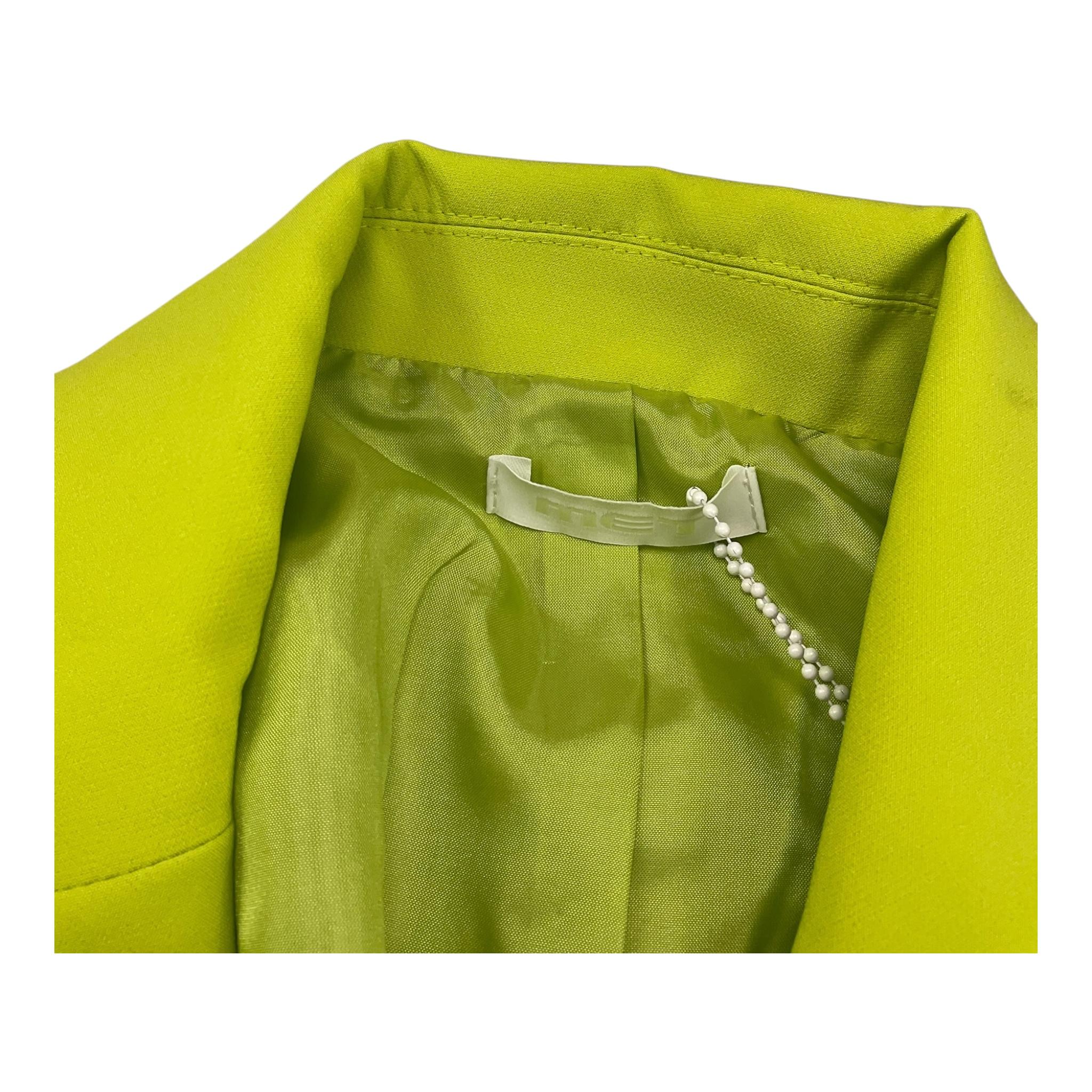 Met Giacca Modello Crop Tinta Unita per Bambina ME299 VERDE MET 