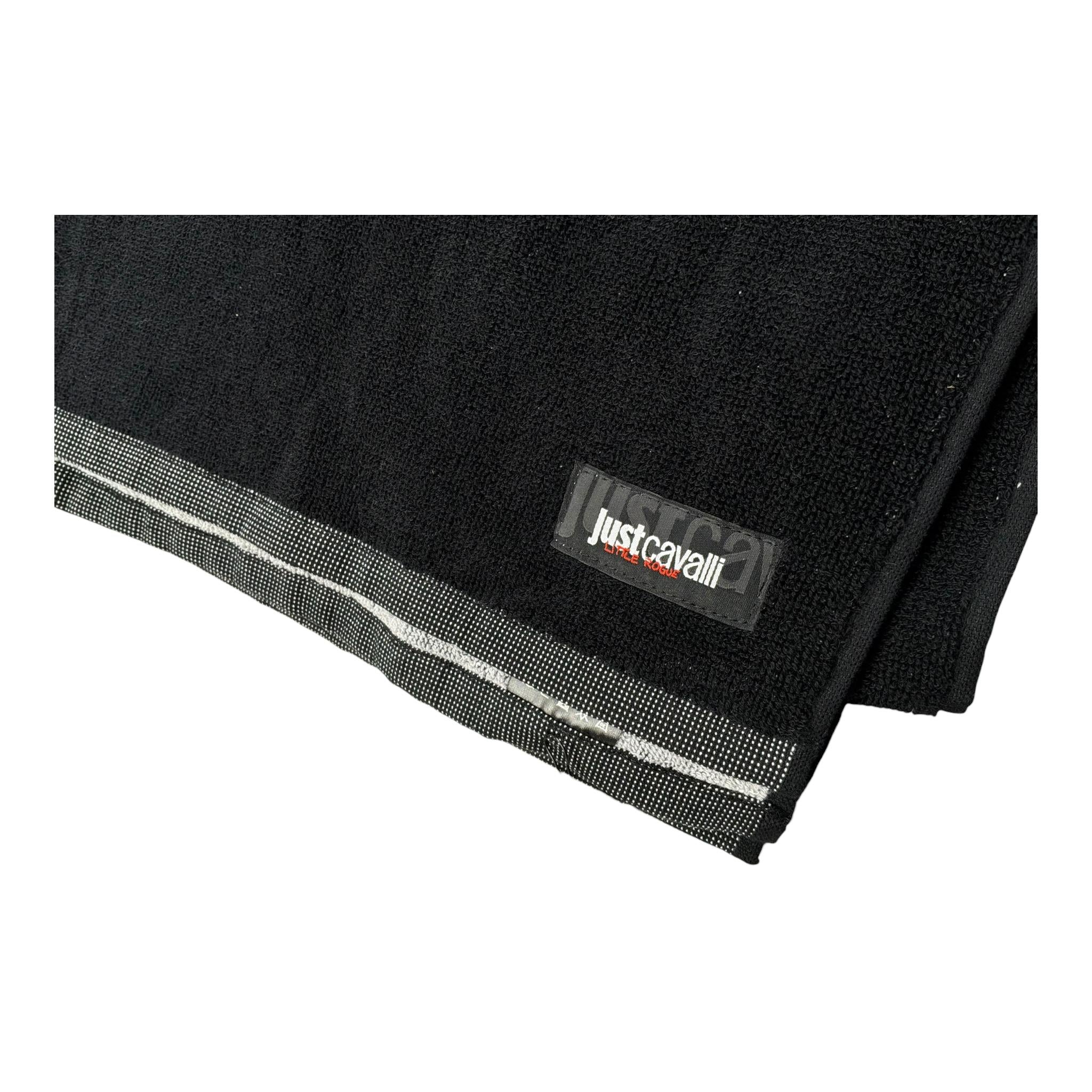 Just Cavalli Telo Mare Tinta Unita con Stampa per Bambino RBP26004TM NERO JUST CAVALLI 