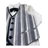 Baby A. Completo 4 Pezzi Bermuda-Camicia-Papillions-Gilet per Neonato A2804N AZZURRO BABY A. 