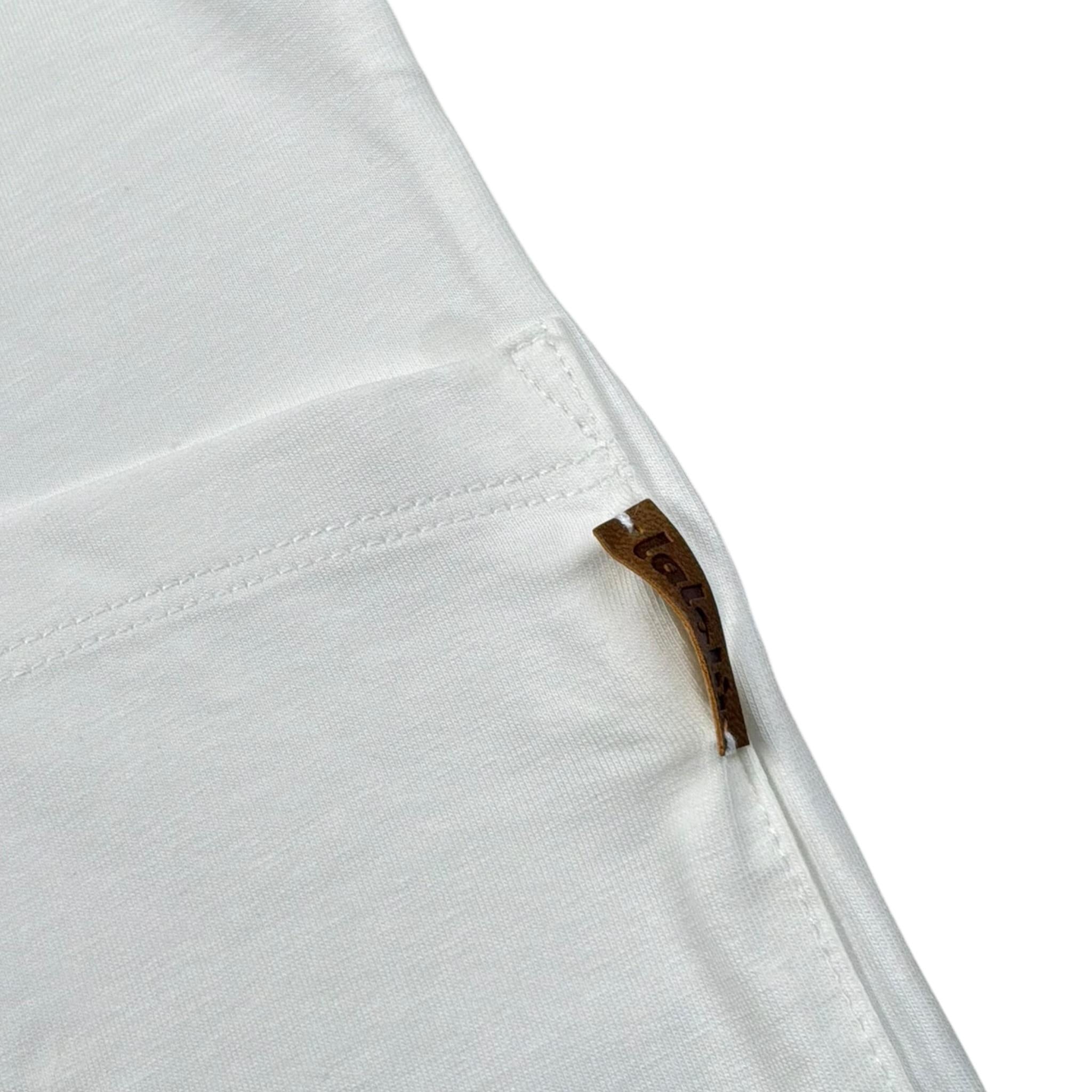 Lalalu' T-Shirt Girocollo Tinta Unita per Bambino TSL50PBX BIANCO LALALU' 