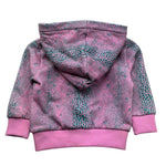 John Richmond Felpa con Zip E Cappuccio Stampa Fantasia per Neonata RIP26056FE ROSA JOHN RICHMOND 