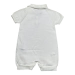 Wedoble Pagliaccetto Mezza Manica Tinta Unita per Neonato V2404305D BIANCO WEDOBLE 