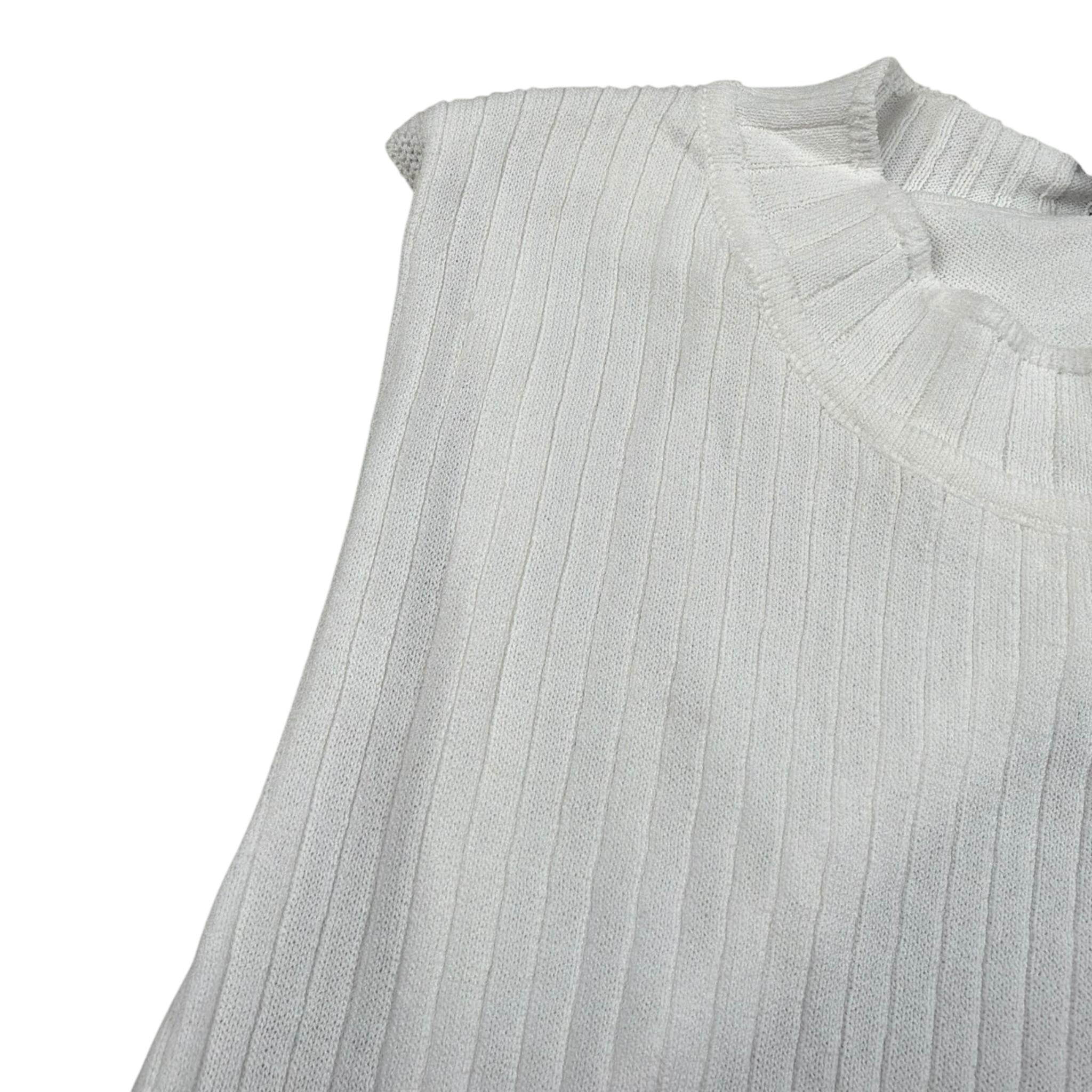 Manila Grace Canotta Tinta Unita con Scollo Posteriore per Bambina MG2677 BIANCO MANILA GRACE 