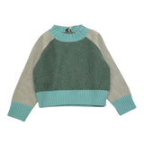 IL GUFO maglia tricolore girocollo Verde per Bambino A24MA453EM220 VERDE IL GUFO 