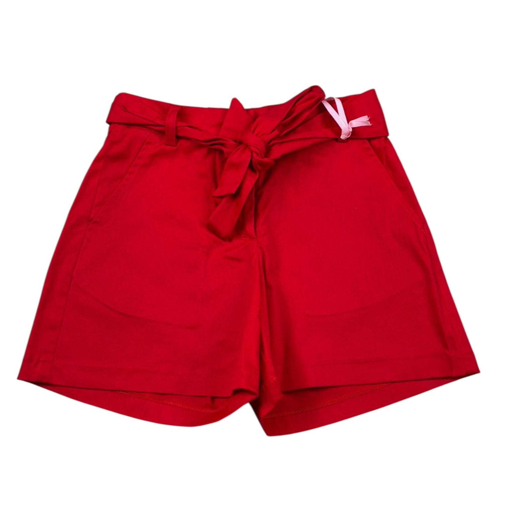 Vicolo Short Tinta Unita con Cinturino per Neonata 3146S00344NX ROSSO VICOLO 