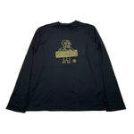 REFRIGIWEAR shirt girocollo tinta unita con stampa Nero per Bambino RW706 NERO REFRIGIWEAR 