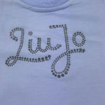 Calvin Klein T-Shirt Tinta Unita Velata con Stampa per Bambina KA5038 AZZURRO CALVIN KLEIN 