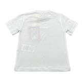 Elisabetta Franchi T-Shirt Girocollo Tinta Unita con Stampa per Bambina EGTS091 BIANCO ELISABETTA FRANCHI 