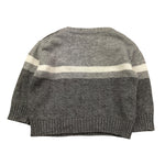 LE BEBE' maglia girocollo bicolore con fantasia a righe Grigio per Neonato LBB5148 GRIGIO LE BEBE' 