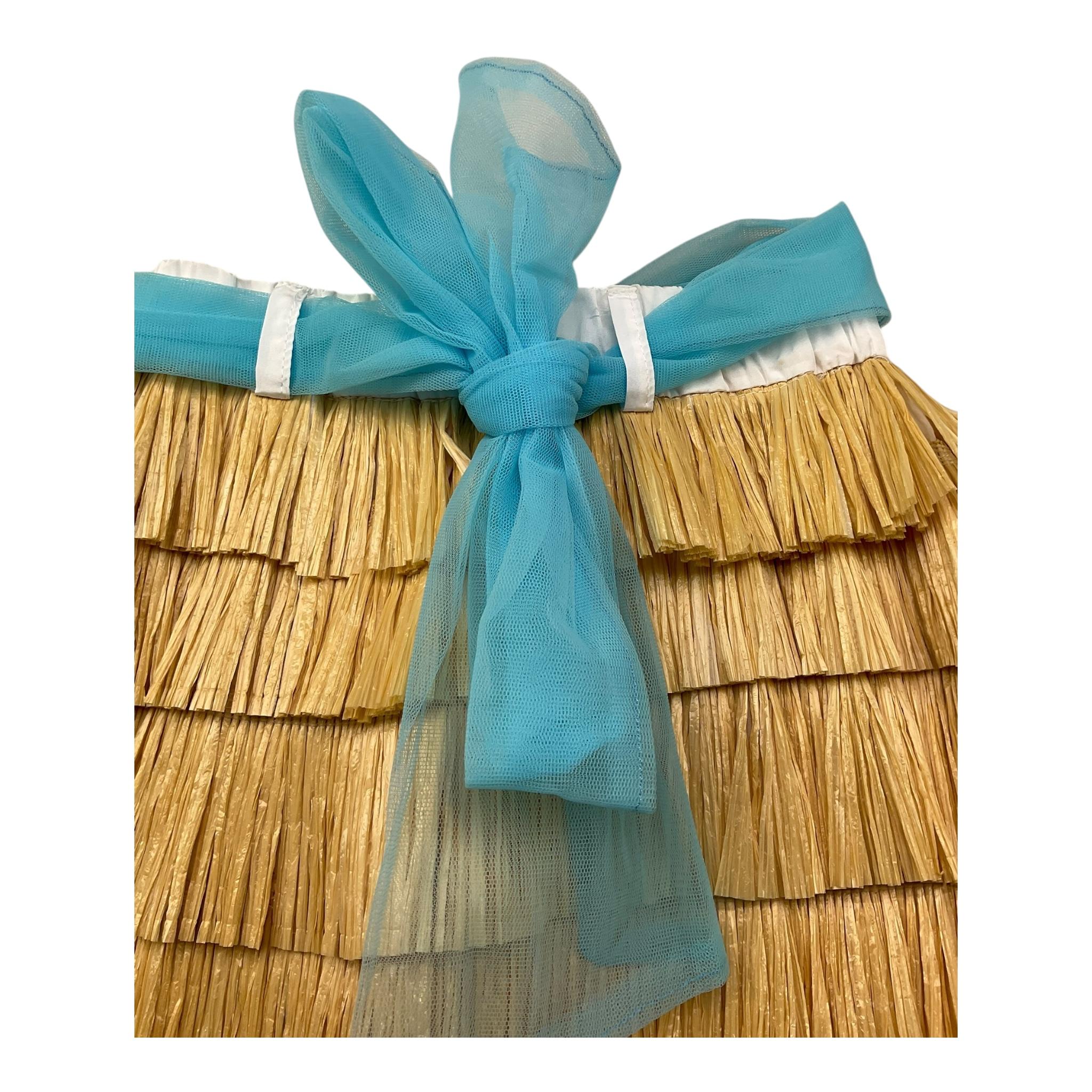 Miss Grant Gonna Tinta Unita In Paglia per Neonata MG1314N BEIGE MISS GRANT 