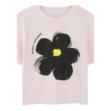 Marc Jacobs T-Shirt Girocollo Tinta Unita con Stampa per Neonata W60542N ROSA MARC JACOBS 