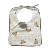 MARLU' bavetta tinta unita con stampa Bianco per Neonato IB52BAV BIANCO MARLU' 