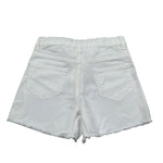 M+E' Short In Denim Tinta Unita con Girovita Regolabile per Neonata UE1704X BIANCO M+E' 
