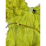 J'Aime' Abito Mezza Manica In Tulle tinta unita Verde per Bambina 4908G VERDE J'AIME' 