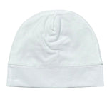 Lalalu' Cappello tinta unita con Ricami Bianco per Neonata CAL6M BIANCO LALALU' 