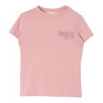 ELISABETTA FRANCHI t-shirt girocollo tinta unita con logo Rosa per Neonata EGTS084N ROSA ELISABETTA FRANCHI 