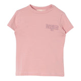 ELISABETTA FRANCHI t-shirt girocollo tinta unita con logo Rosa per Neonata EGTS084N ROSA ELISABETTA FRANCHI 