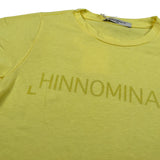 Hinnominate T-Shirt Girocollo tinta unita con Stampe Giallo per Bambina 3646M0085 GIALLO HINNOMINATE 