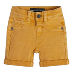Guess Bermuda Tinta Unita con Girovita Regolabile per Neonato N1RD03WE620N GIALLO GUESS 