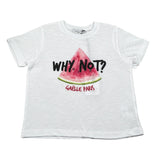 Gaelle T-Shirt tinta unita con Stampa Bianco per Bambina 2746M00481 BIANCO GAELLE 